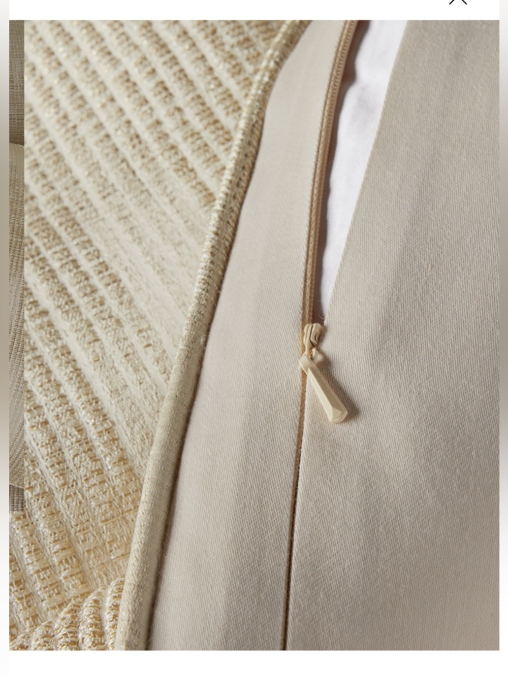 Hotel Collection Champagne and Cream Reversible Comforter Set - Picture 3 of 9